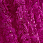 Renda Rosa Magenta com Lantejoulas Mini - Ribes y Casals