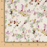 Viscose e Linho Estampado Floral Artístico - Ribes y Casals