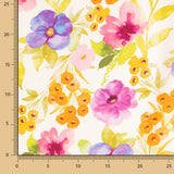 Cetim Estampado Cosmo Flower - Ribes y Casals