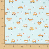 Malha Algodão Estampado Carros - Ribes y Casals