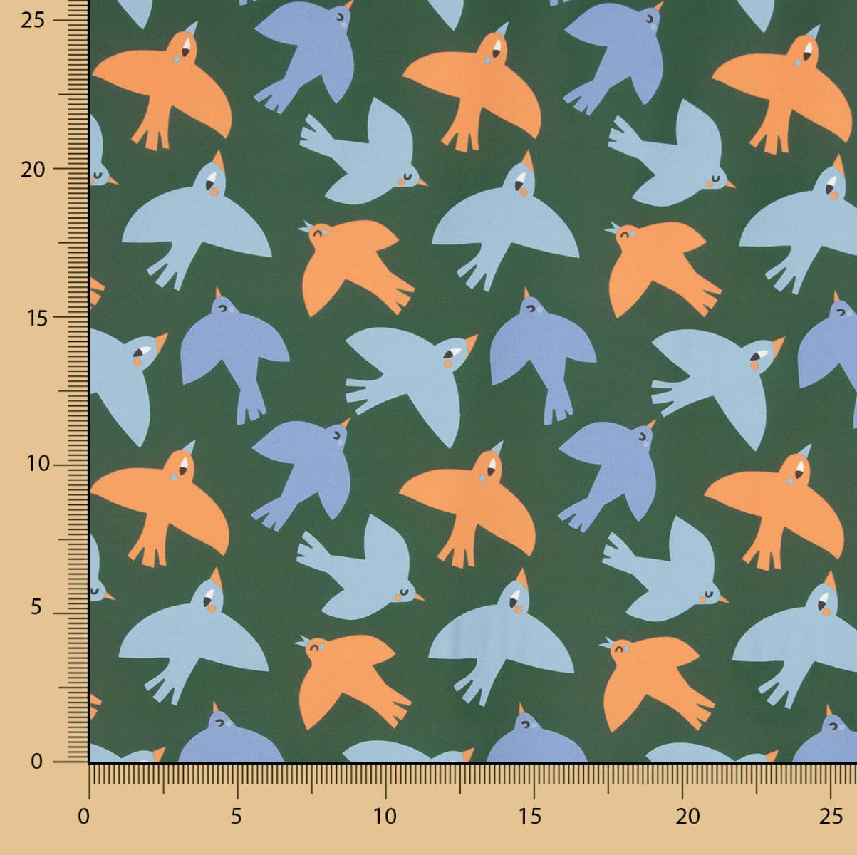 Impermeável Estampado Aves - Ribes y Casals
