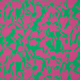 Viscose Floral Pop Rosa Verde - Ribes y Casals