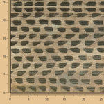 Linho e juta estampado botânico verde - Ribes y Casals