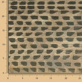 Linho e juta estampado botânico verde - Ribes y Casals