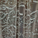 Strass Tule Nude Strass Prateado - Ribes y Casals