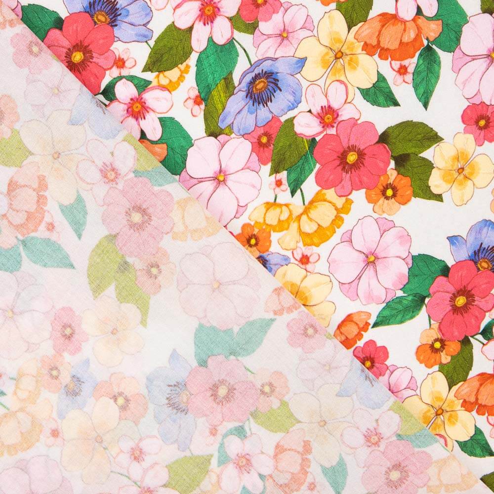 Viscose Flores Romane - Ribes y Casals