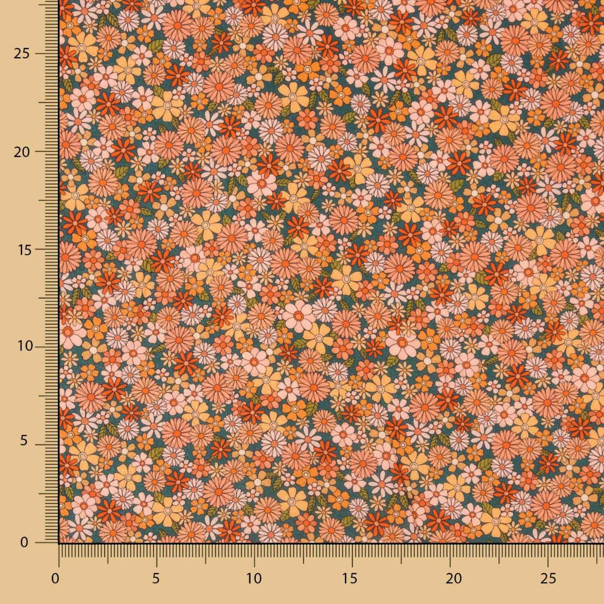 Viscose Flores Rosalie - Ribes y Casals