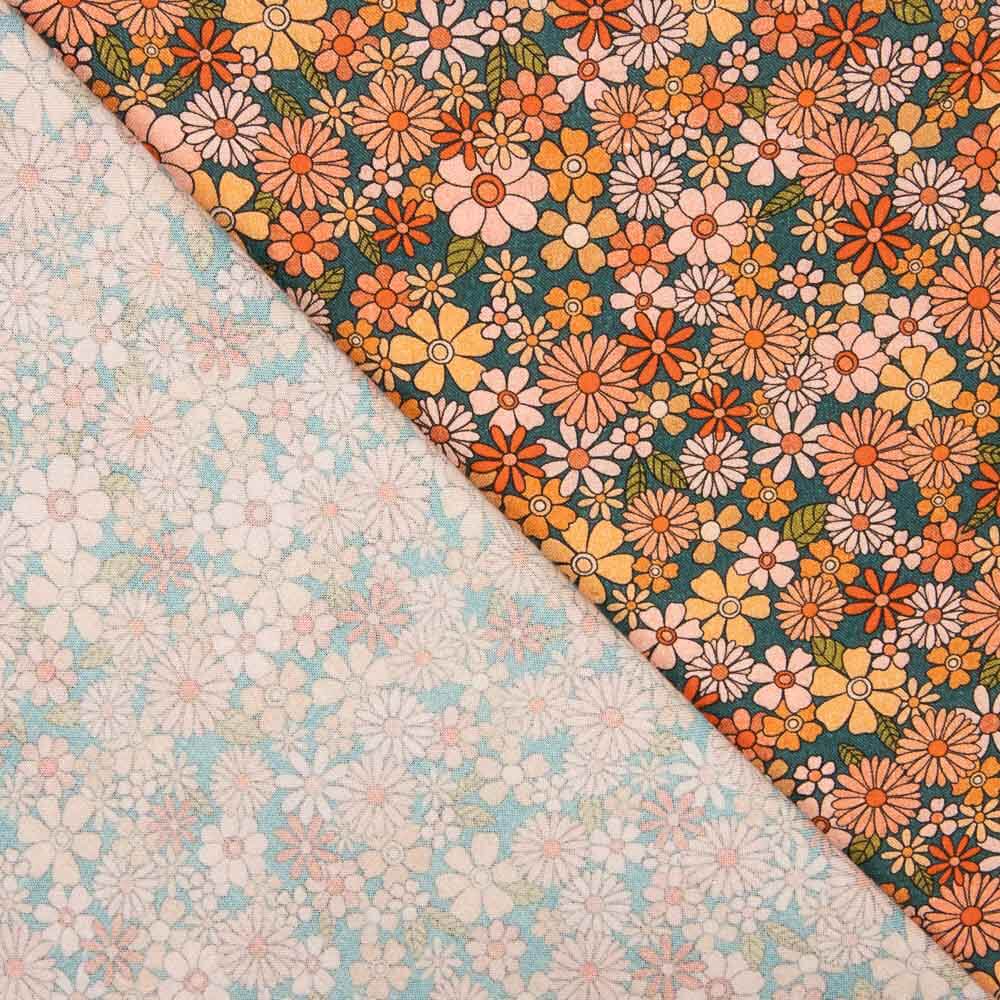 Viscose Flores Rosalie - Ribes y Casals