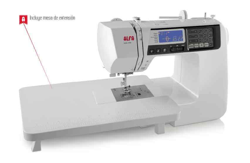 Máquina de costura eletrônica Alfa 2190 - Ribes y Casals