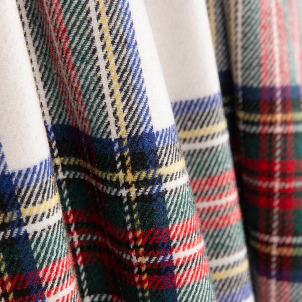 Mouflon Xadrez Branco, Vermelho e Verde - Ribes y Casals