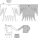 Patrón Burda 2370 Fantasma - Ribes y Casals