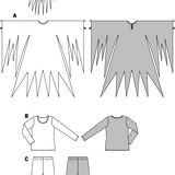 Patrón Burda 2370 Fantasma - Ribes y Casals