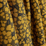 Crepe Viscose Floral Retro Mostarda - Ribes y Casals