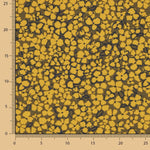 Crepe Viscose Floral Retro Mostarda - Ribes y Casals