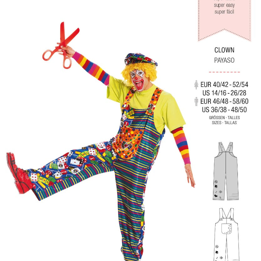 Patrón Burda 2453 Payaso - Ribes y Casals
