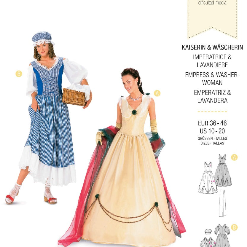 Patrón Burda 2479 Emperatriz - Ribes y Casals