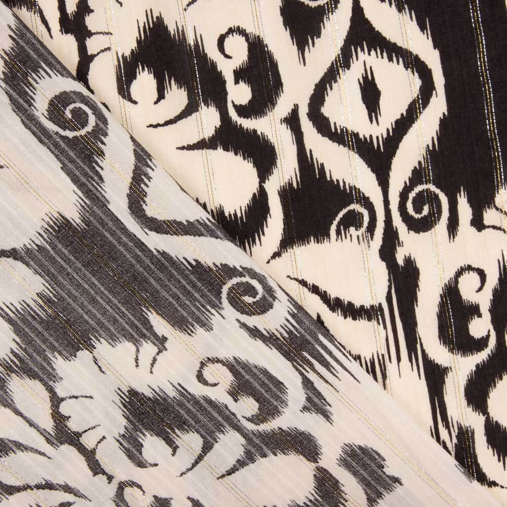Voile de Viscose com Lurex Ikat Elegance - Ribes y Casals