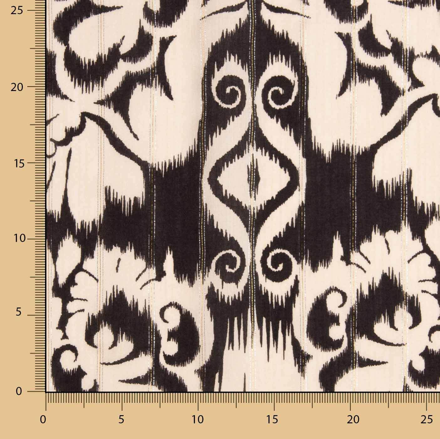 Voile de Viscose com Lurex Ikat Elegance - Ribes y Casals