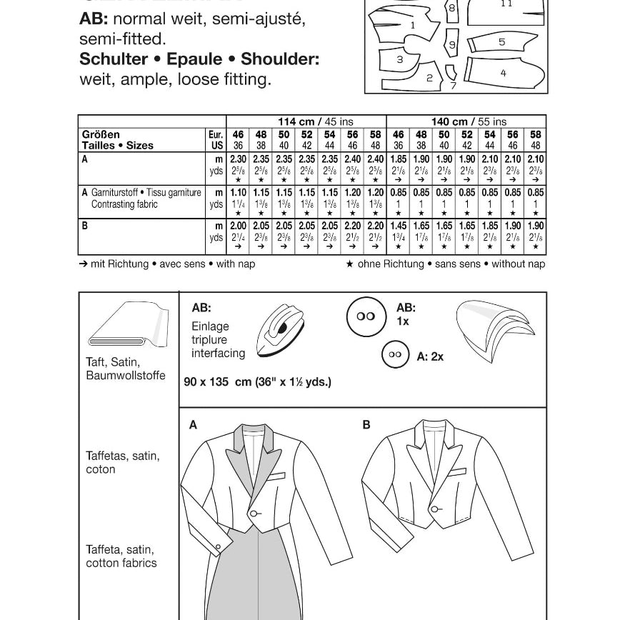 Patrón Burda 2530 Gentleman - Ribes y Casals