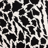 Georgette Crepe com Estampado de Leopardo Abstrato - Ribes y Casals
