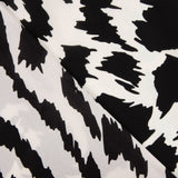 Georgette Crepe com Estampado de Leopardo Abstrato - Ribes y Casals