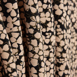 Crepe Viscose Floral Retro Bege - Ribes y Casals