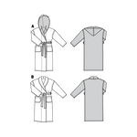 Padrão Burda 2662 Robe de banho - Ribes y Casals