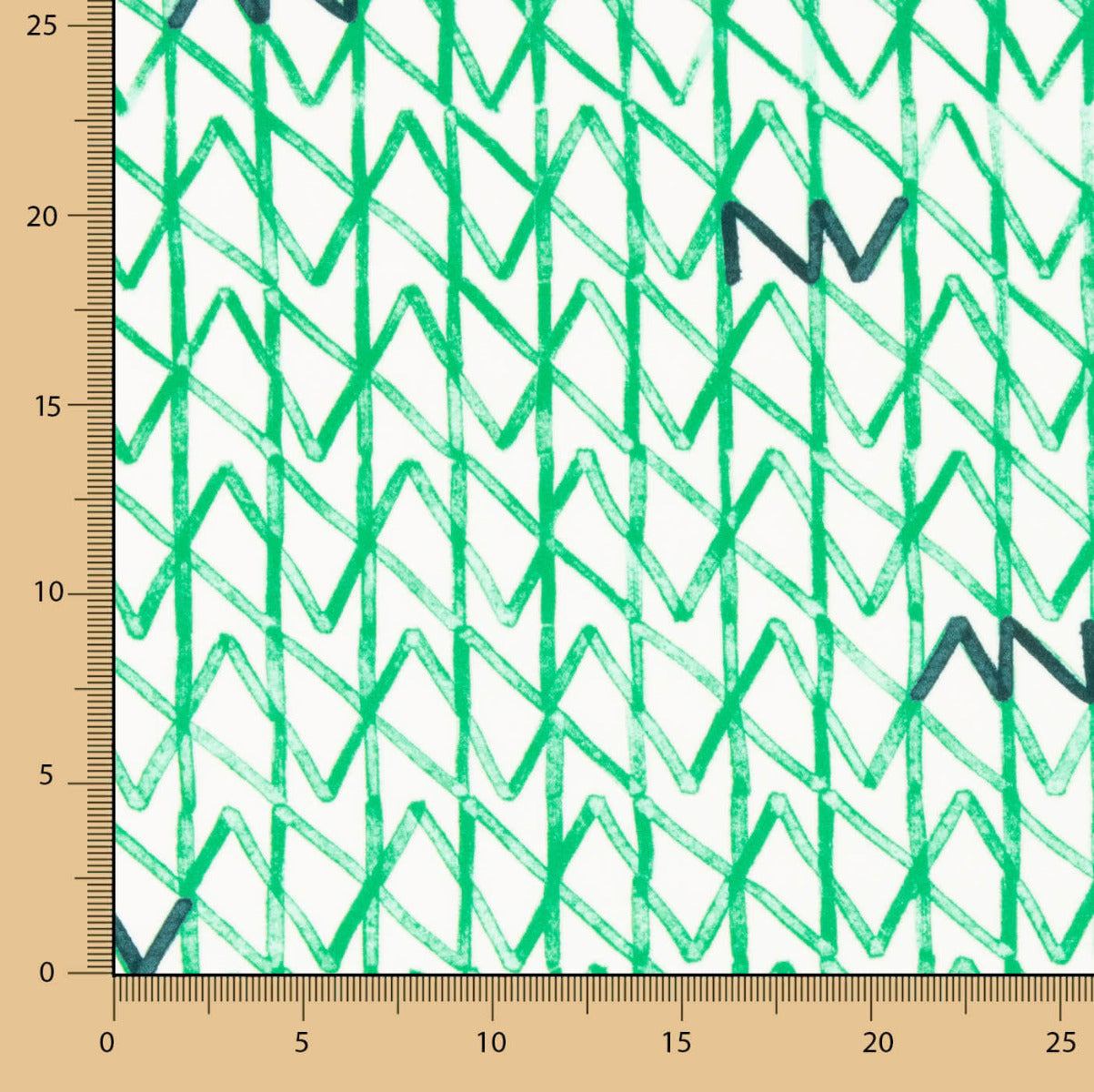 Crep Poliéster Geo Verde - Ribes y Casals