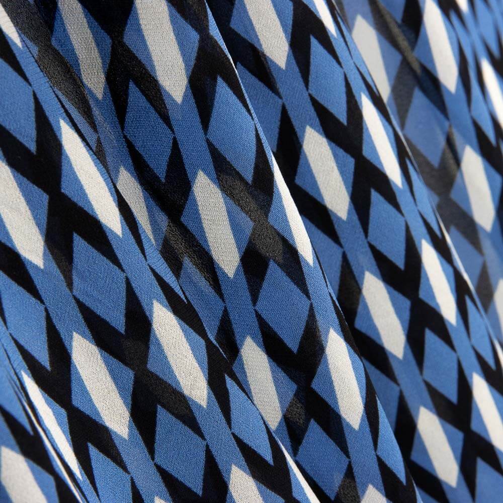 Georgette Geo Azul - Ribes y Casals