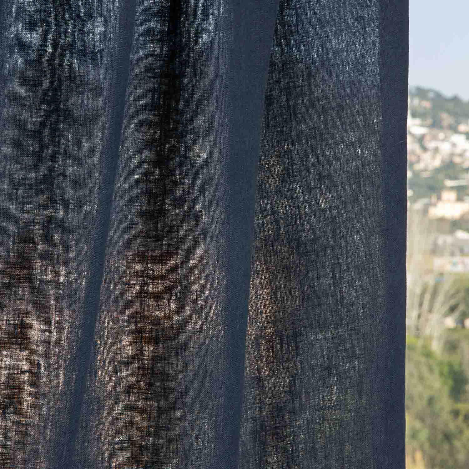 Linho 100% Azul Marinho – Largura 300 cm - Ribes y Casals