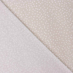 Popeline Algodão Bolinhas Bege - Ribes y Casals