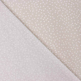 Popeline Algodão Bolinhas Bege - Ribes y Casals