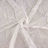 Lace de Noiva em Tule Branco Degradê Perolado Elegance - Ribes y Casals
