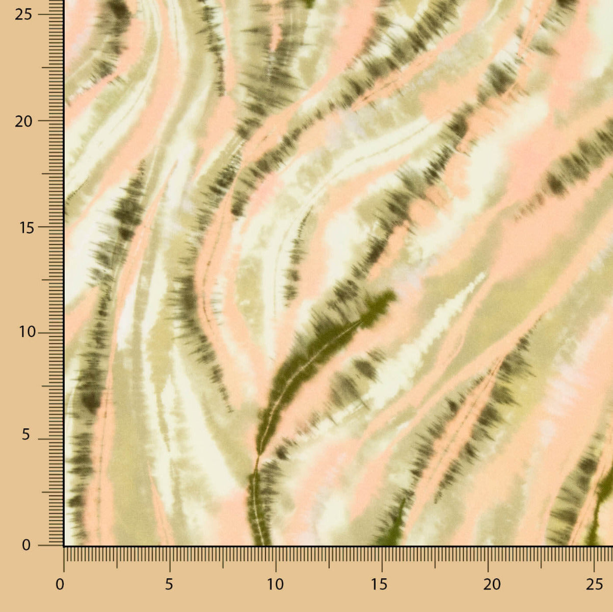 Viscosa Tye-Dye Verde - Ribes y Casals