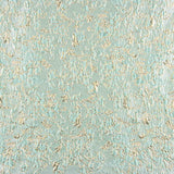 Brocado Abstrato Aguamarina e Dourado - Ribes y Casals