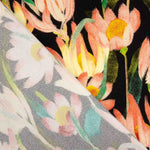 Viscose Crepe Estampada com Flores Noturnas - Ribes y Casals