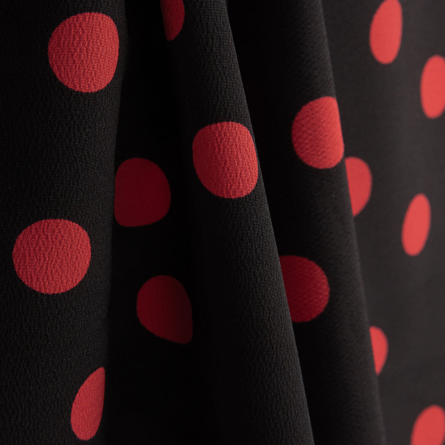 Koshibo Lunares 15 mm Preto-Vermelho - Ribes y Casals