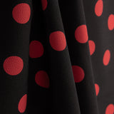 Koshibo Lunares 15 mm Preto-Vermelho - Ribes y Casals