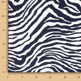 Piqué Poliéster Cebra Marino - Ribes y Casals