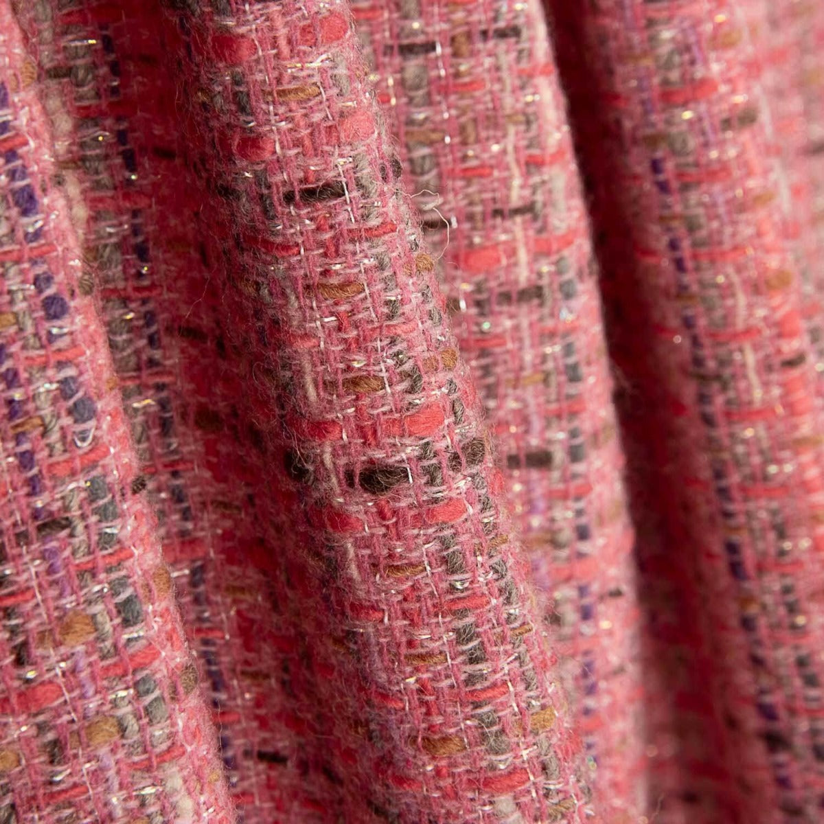Tweed Lurex Angy Rojo - Ribes y Casals