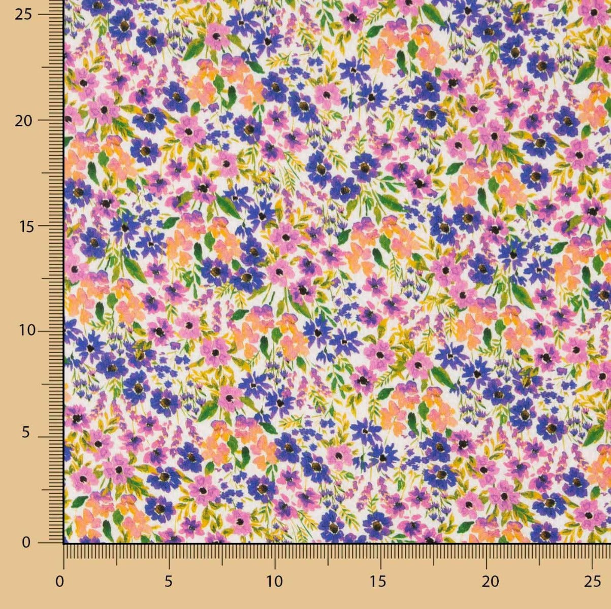 Viscosa Estampada Anais Flor - Ribes y Casals