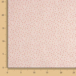 Popeline de algodão micro floral rosa empoeirado - Ribes y Casals