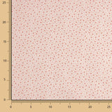 Popeline de algodão micro floral rosa empoeirado - Ribes y Casals