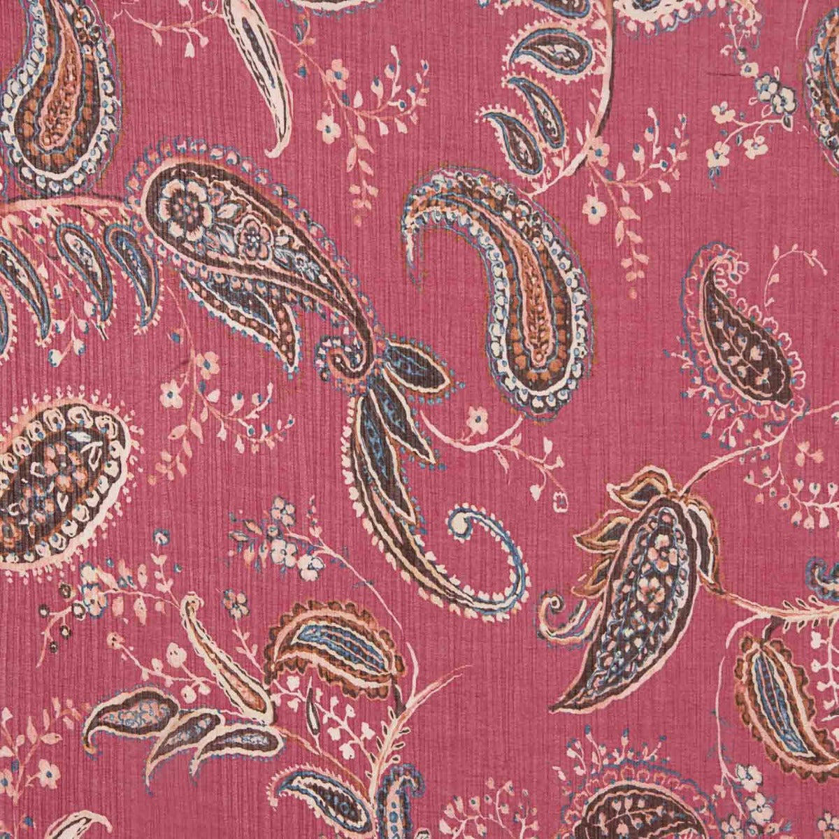 Bambula Poliéster Cachemire Fresa - Ribes y Casals