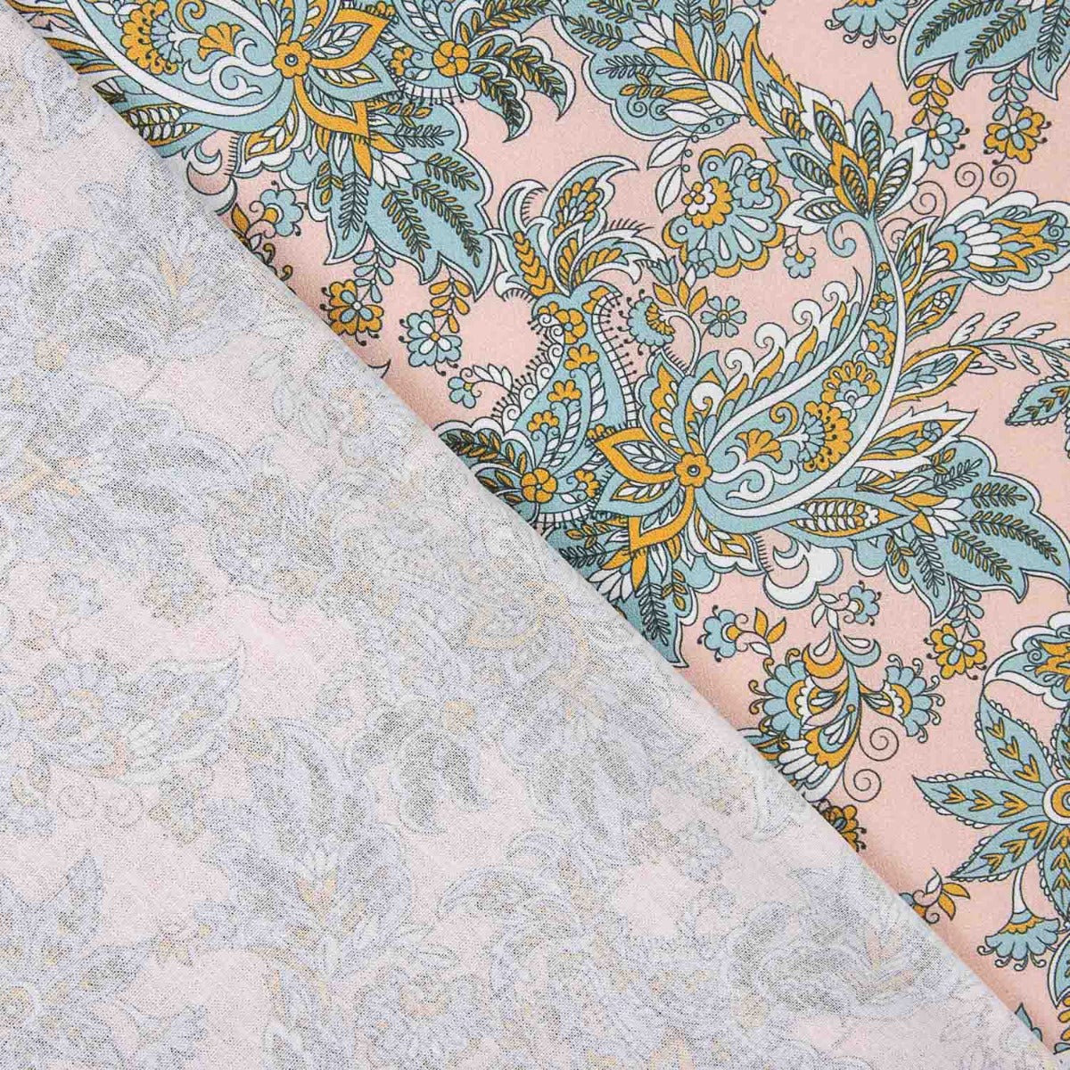 Popeline de Algodão Floral Paisley - Ribes y Casals