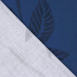 Cetim Viscose Sombra Flor Azul - Ribes y Casals