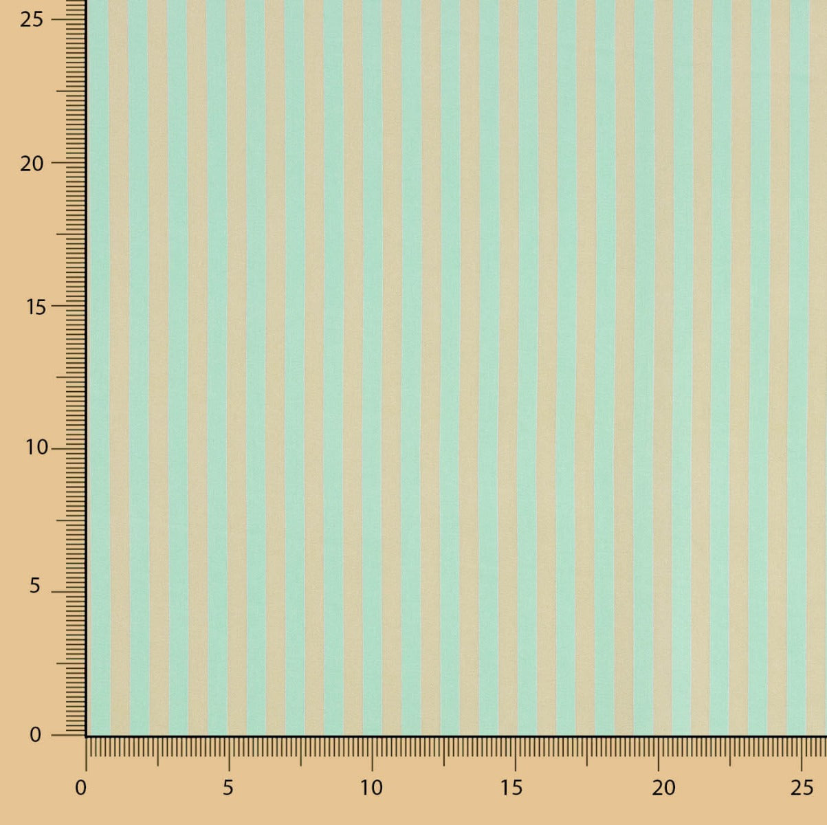 Cetim Viscose Listras Bicolor VerdeBege - Ribes y Casals