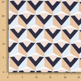 Retal Sarga Viscosa Retro Colores 160x120 cm - Ribes y Casals