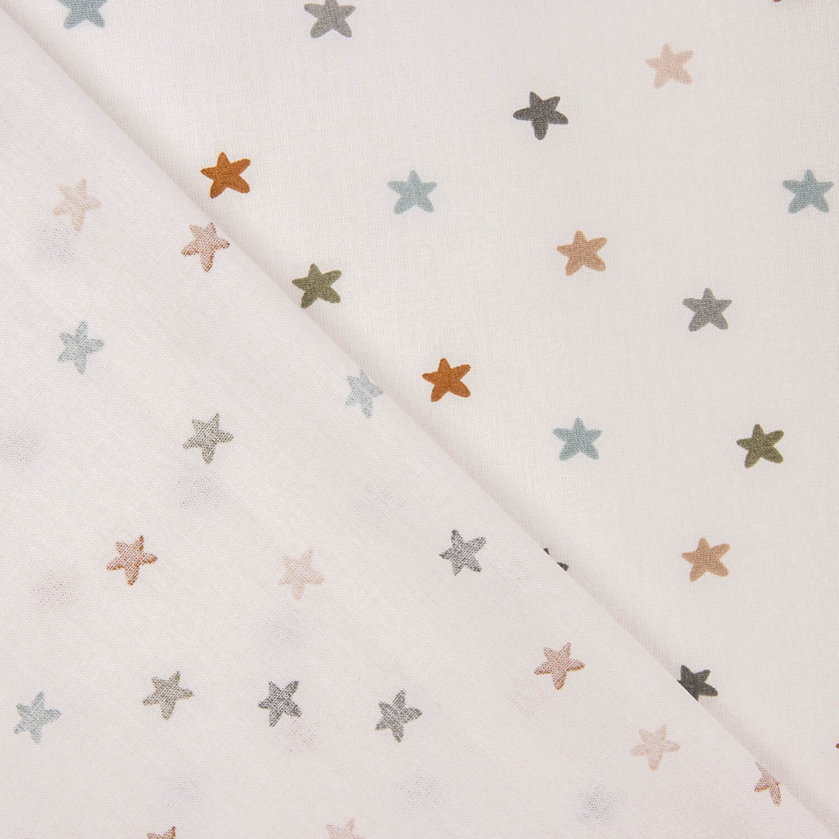 Popelín Algodón Estrellas Multicolor - Ribes y Casals