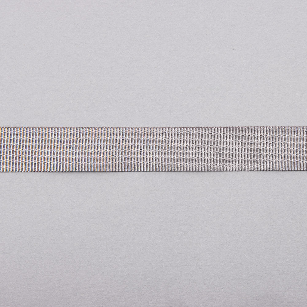 Fita Otoman Fantasia Prata - Ribes y Casals